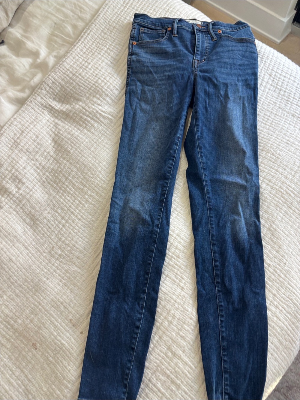 Madewell Blue Skinny Jeans